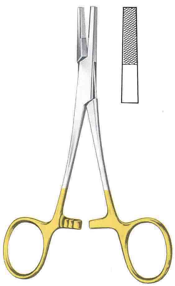 NİRO ALTIN SAPLI TEL KIVIRMA PENSİ 15 CM